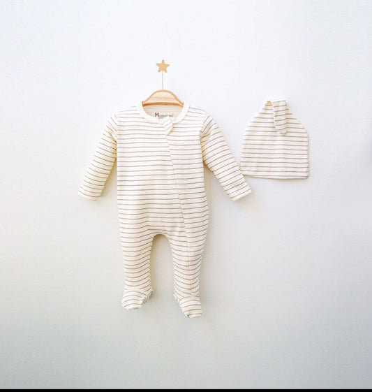 Cotton Footie Set – 2 Piece Baby Loungewear
