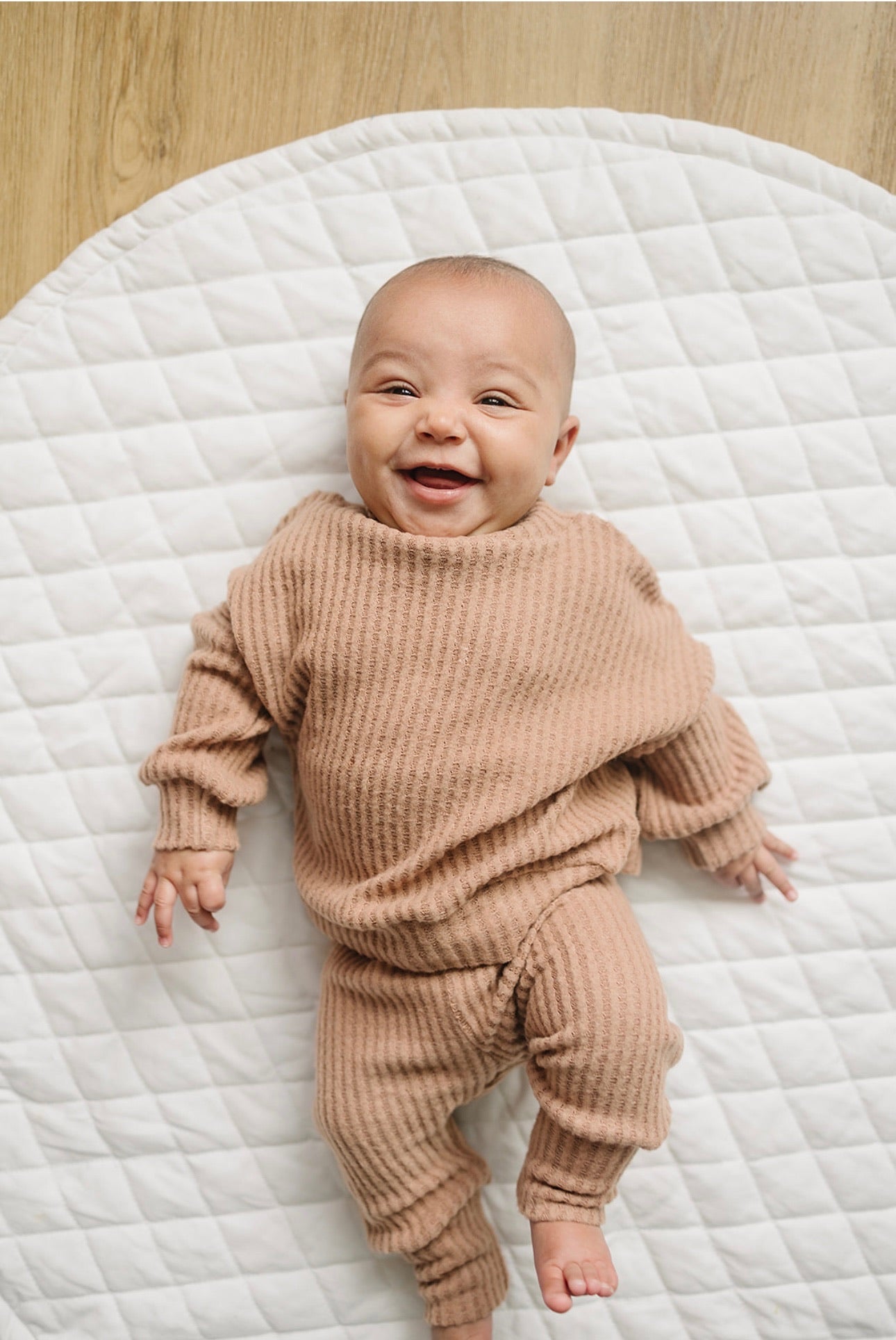 Oversized Waffle Lounge Set | Mocha