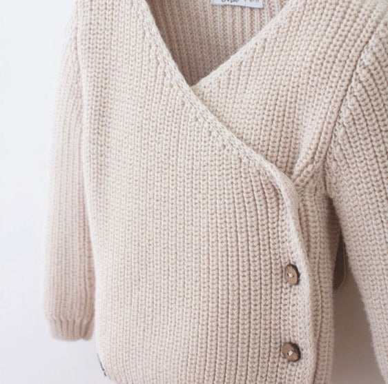 Wrap Knit Set | Beige